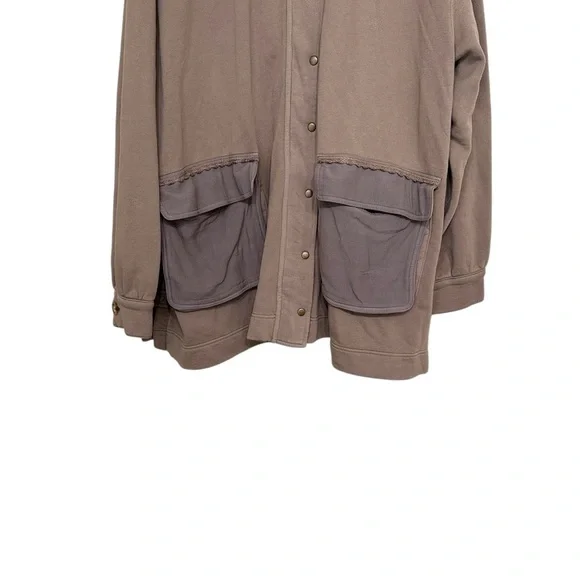 Free People Jacket Alexa Sweatshirt Size XL - Picture 4 of 13